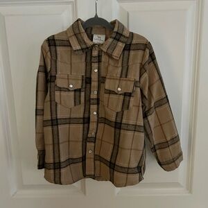 Kids Plaid Button Down Shirt